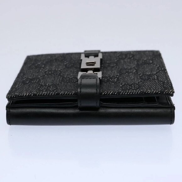 GUCCI GG Canvas Jackie Wallet Navy 05474 Auth - Picture 5 of 15